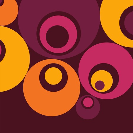  Retro background のイラスト素材