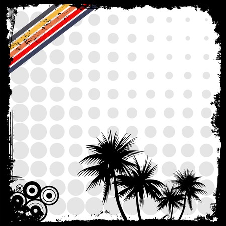 Groovy grunge のイラスト素材