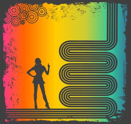 Retro design のイラスト素材