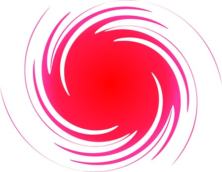 Red spiral のイラスト素材