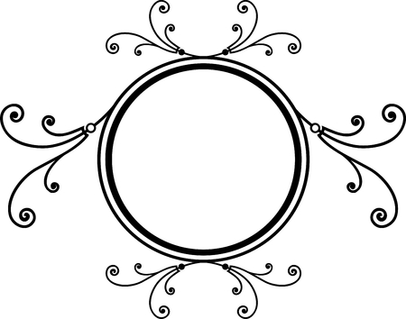Ornamental frame のイラスト素材