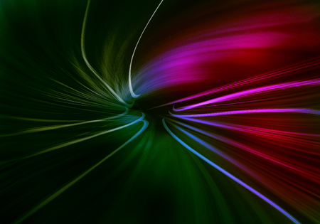 tunnel line colorful with backgroundの写真素材