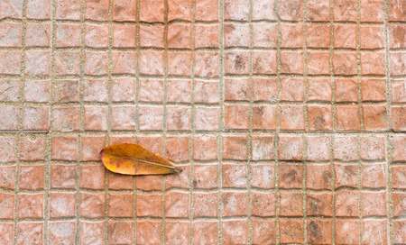 red mosaic tiles floor backgroundの写真素材