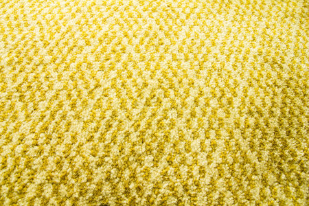yellow carpet with texture backgroundの写真素材