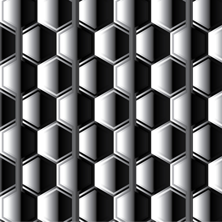 Abstract pattern hexagon backgroundのイラスト素材