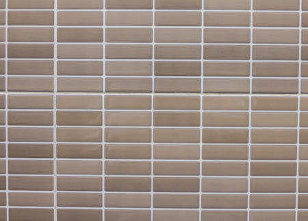 ceramic brick tile wall backgroundの写真素材