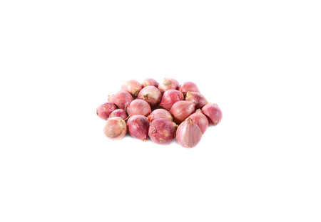 Shallot on a white background.