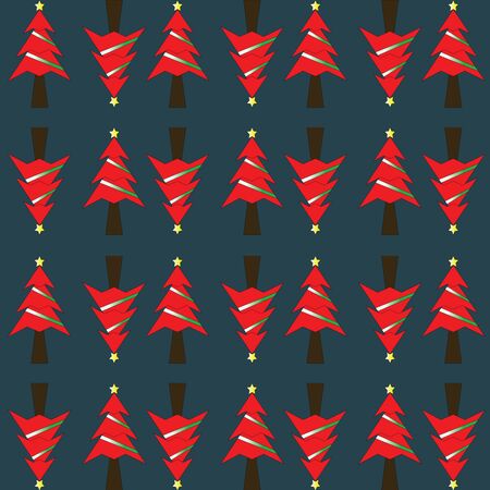 christmas tree with backgroundのイラスト素材