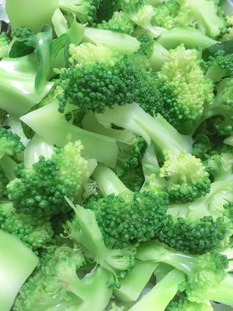 Boiled Broccoli for green salad
