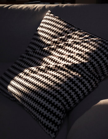 Light on pillowの写真素材