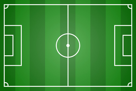 Green soccer field vectorのイラスト素材