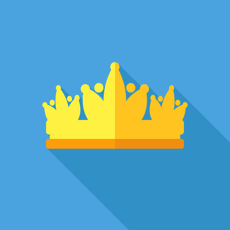 Diadem vector illustration in flat styleのイラスト素材