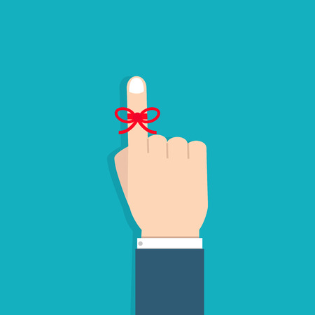 Reminder string iconのイラスト素材