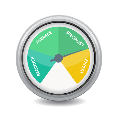 Skill levels vectorのイラスト素材