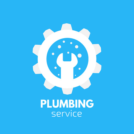 Plumber logo. Handyman logoのイラスト素材