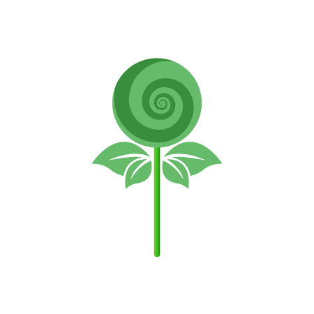 Vegetarian sweets icon or logoのイラスト素材