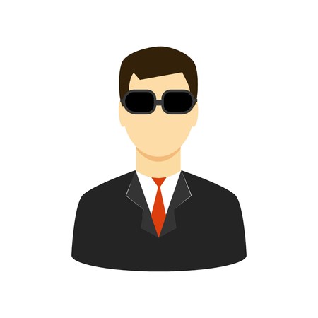 blind man iconのイラスト素材