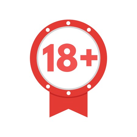 Sign under eighteenのイラスト素材