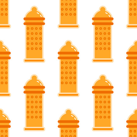 Textured condoms patternのイラスト素材