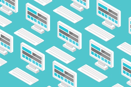 Blockchain conceptのイラスト素材