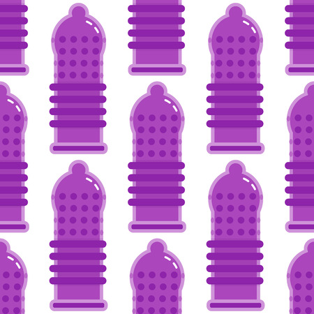 Textured condoms patternのイラスト素材