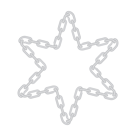 chain frame vectorのイラスト素材
