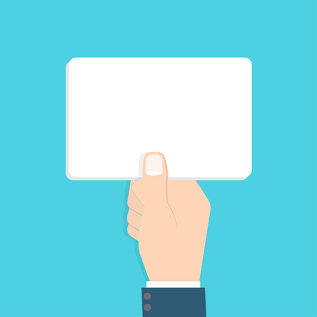 Car driver license in hand.Holding the id card twoのイラスト素材