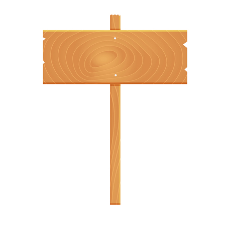 Wooden signboardのイラスト素材