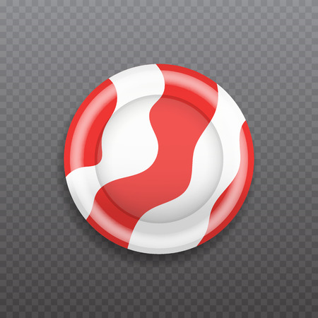 Realistic Vector Sweet Lollipop Candy isolated on transparent backdrop. のイラスト素材