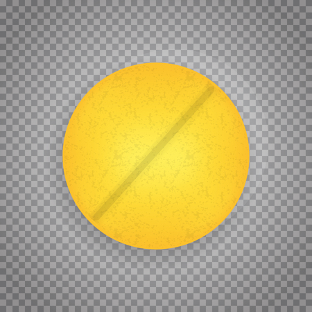 Realistic medicine pill,  pharmaceutical drug. Vector illustration.のイラスト素材