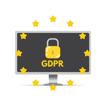  General Data Protection Regulation - GDPR. Vector illustrationのイラスト素材