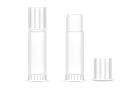 Realistic Paper glue stick isolated. Vector illustration.のイラスト素材