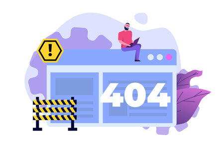  Developing web site, Website under construction, 404 page, Coming Soon concept. Maintenance work....