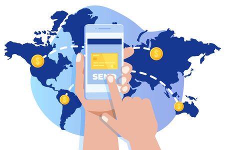 Globe vector backgroundのイラスト素材