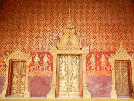 Wat Sene, Luang Prabang, Laosの写真素材