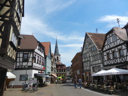 Lohr am Main, Franconia, Bavaria, Germanyのeditorial素材