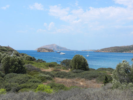 Cape Sounion, Attica, Greeceの写真素材
