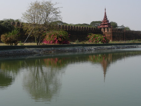 Mandalay Royal Palace Myanmarのeditorial素材