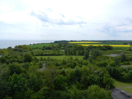 view from Stevns lighthouse Zealand Denmark