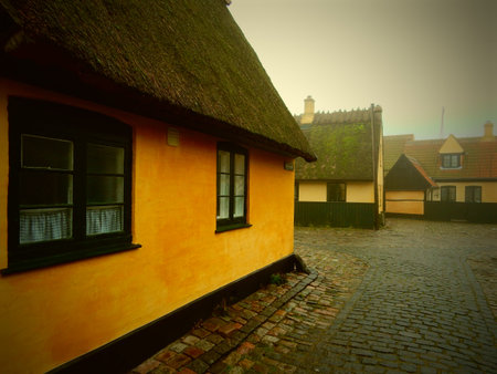 Dragor village, Amager Island, Denmarkの写真素材