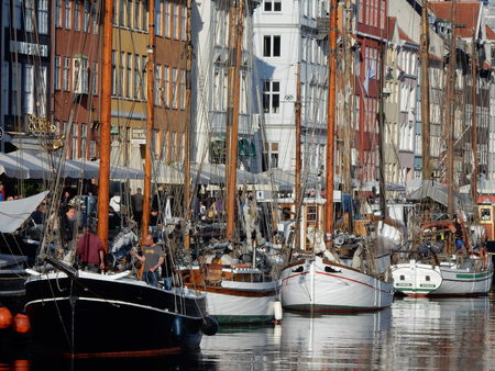 Nyhavn, Copenhagen, Denmarkのeditorial素材