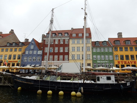 Nyhavn, Copenhagen, Denmarkのeditorial素材