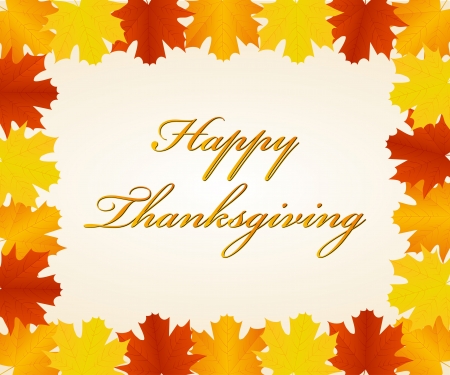 Thanksgiving day backgroundのイラスト素材