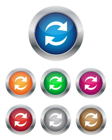 Refresh buttonsのイラスト素材