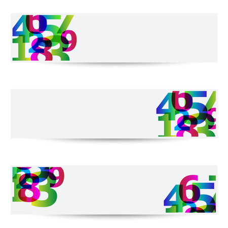 Abstract bannersのイラスト素材