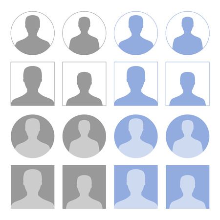 Profile iconsのイラスト素材