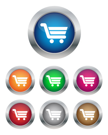 Buy now or add to cart buttonsのイラスト素材