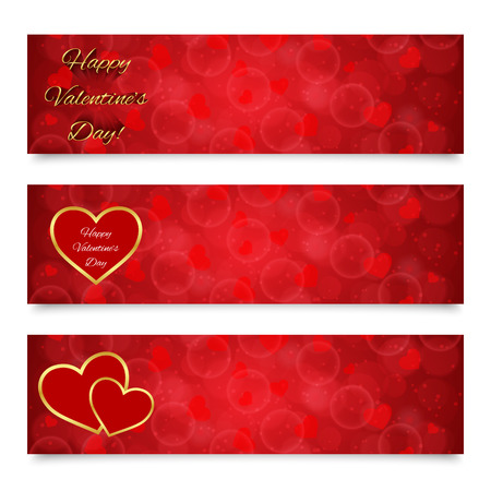 Valentines day bannersのイラスト素材