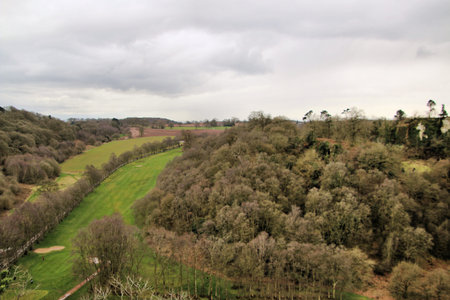 A view of the Hawkstone Follies in Shropshire