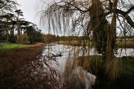 A view of the Shropshire countryside near Shrewsbury